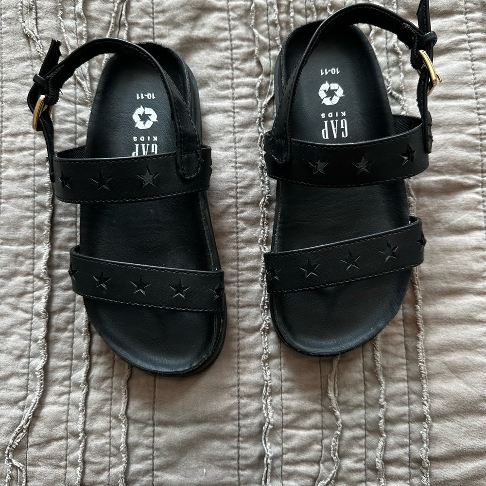 GAP Kids Black Starry Sandals